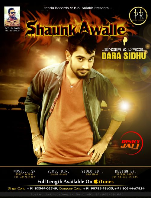 Shaunk Awalle Dara Sidhu Mp3 Song Download